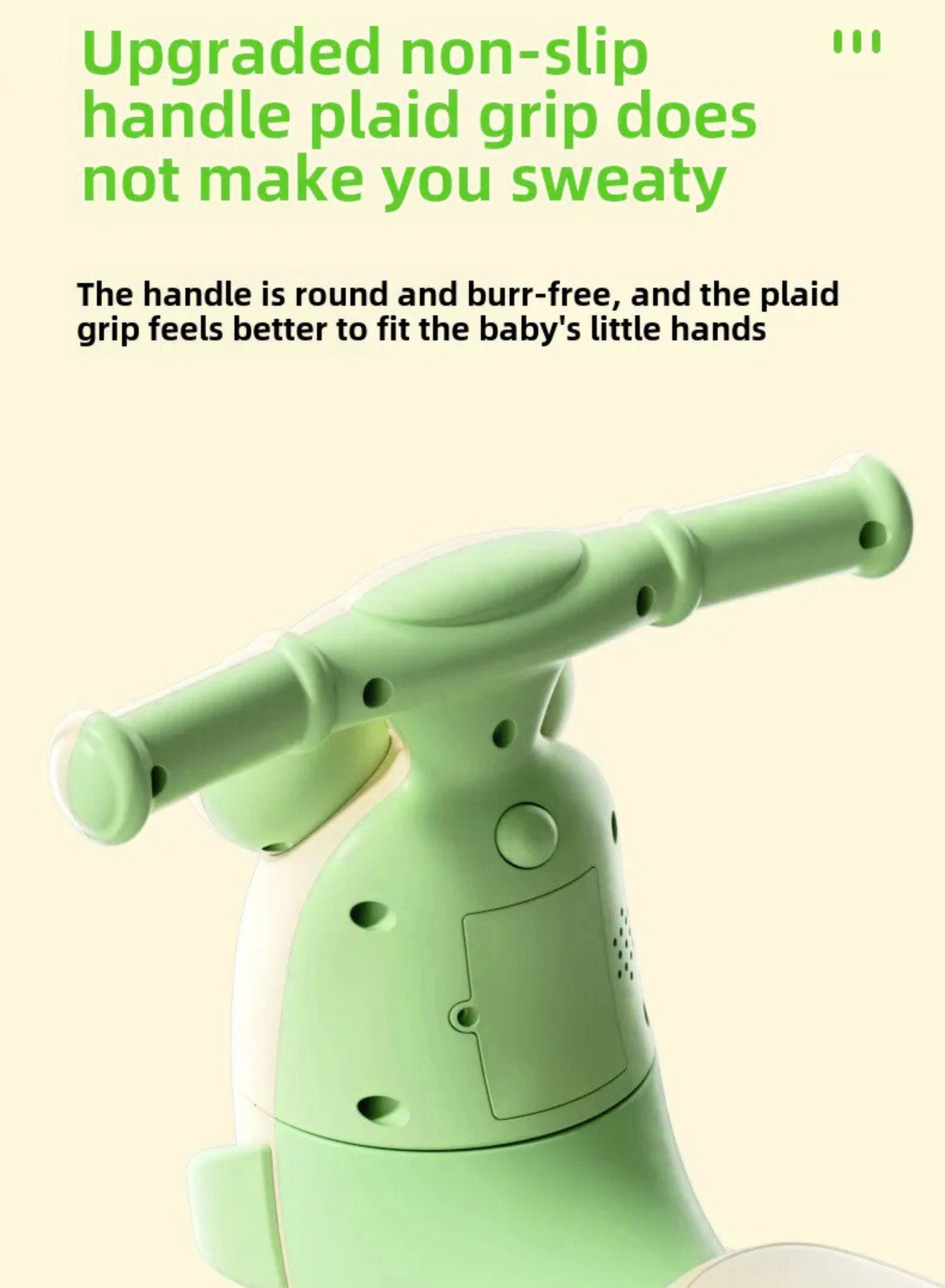 Toddler Balance Car | 4-Wheel Pedal-Free Ride with Music & Glow Lights (Ages 1–3)