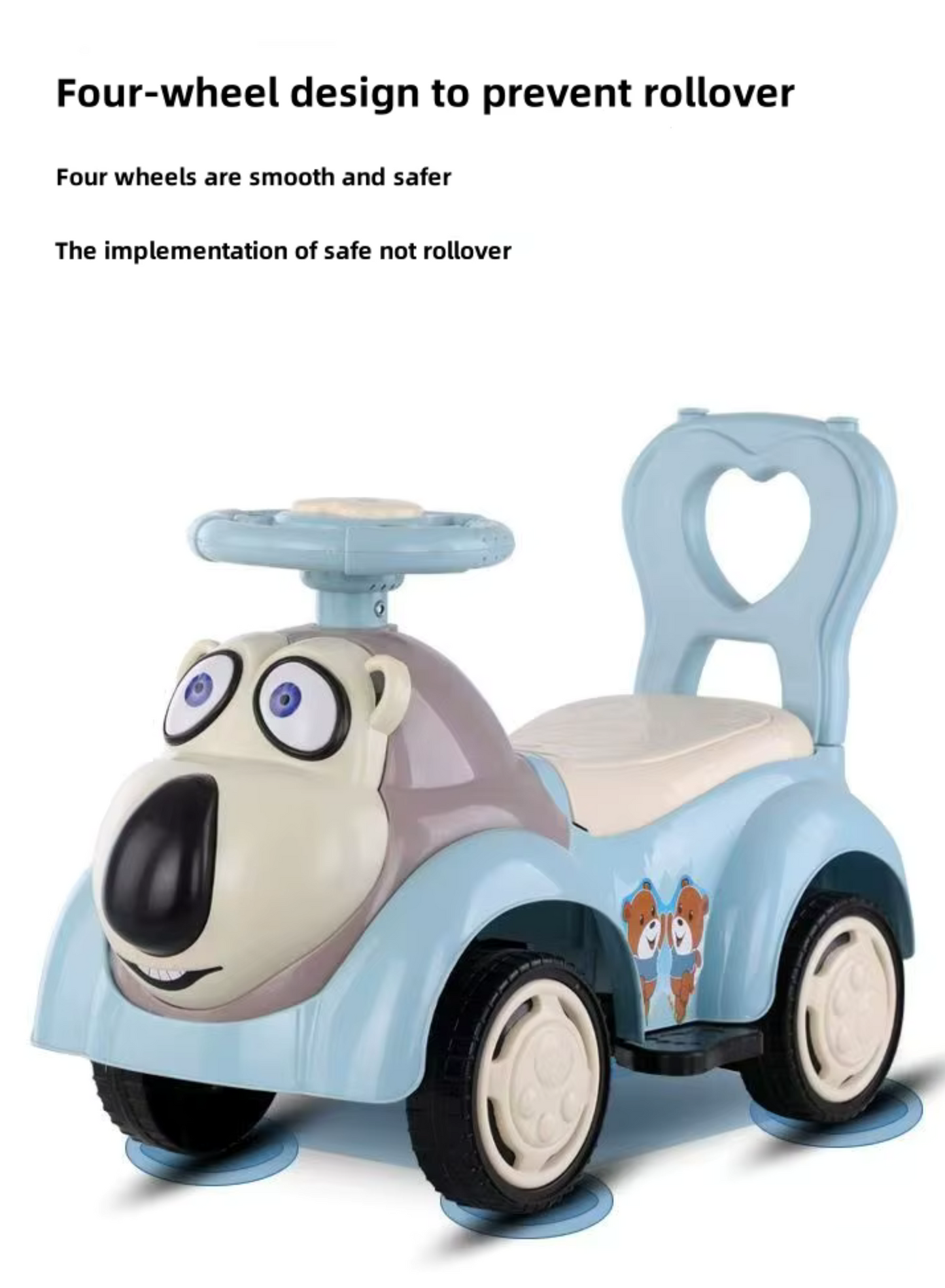 Baby Ride-On Car for Kids | Push Car with Music & Fun Design (Ages 1–3)