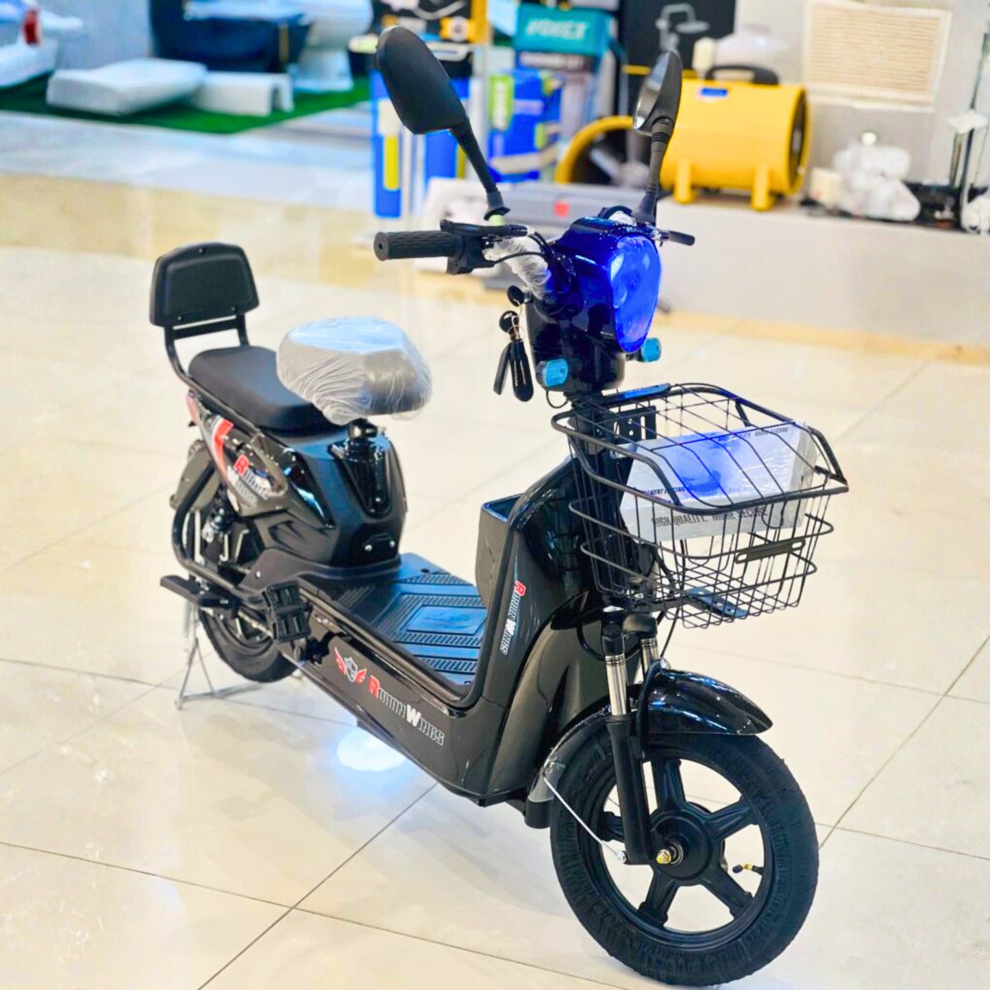 JY14 Electric Scooter 48V 12Ah | 350W Motor | 2-Seater Delivery Scooter | Up to 60 KM/H | Fully Assembled