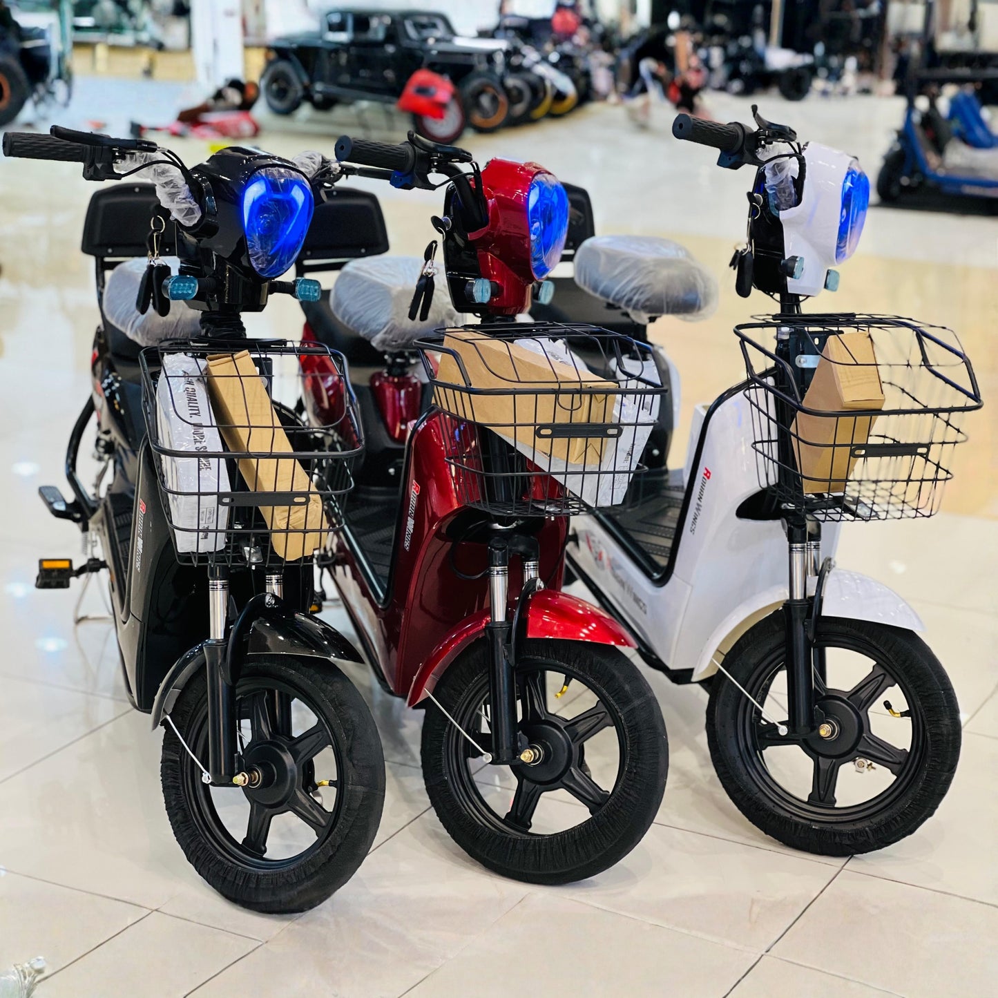 JY14 Electric Scooter 48V 12Ah | 350W Motor | 2-Seater Delivery Scooter | Up to 60 KM/H | Fully Assembled