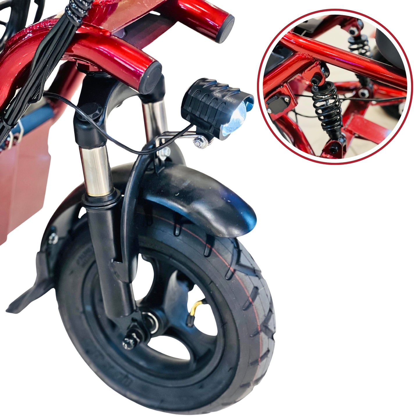 XR 3-Wheel Electric Scooter | 48V Battery | 40 KM/H | Long Range | 1 Year Motor Warranty